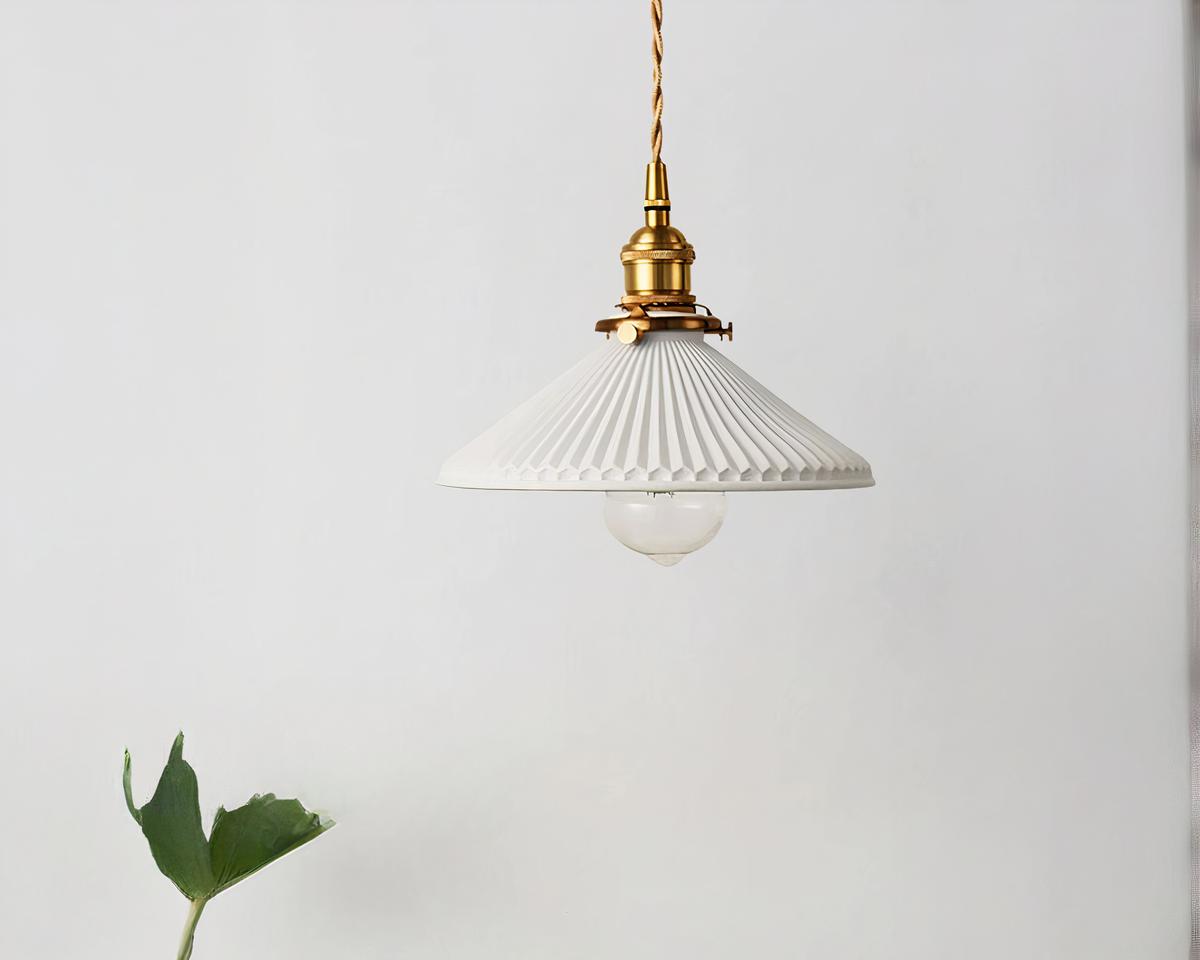 Suspension vintage élégante en céramique au style japonais