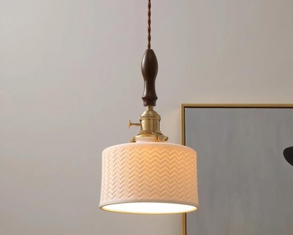 Suspension céramique design contemporain