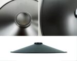 Abat jour suspension noir moderne au style industriel