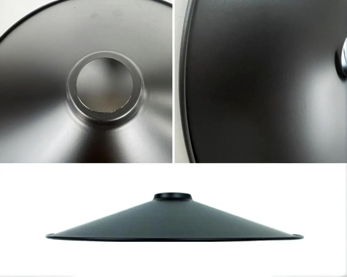 Abat jour suspension noir moderne au style industriel
