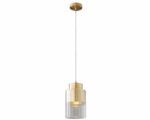 Petite suspension épurée et moderne sur fond blanc