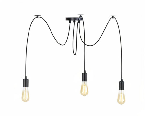 Suspension araignée au design rétro et vintage