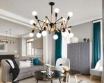 Suspension araignée moderne et originale en bois