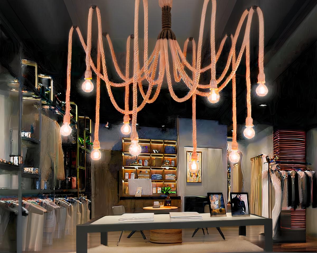 Suspension araignée vintage au design innovant