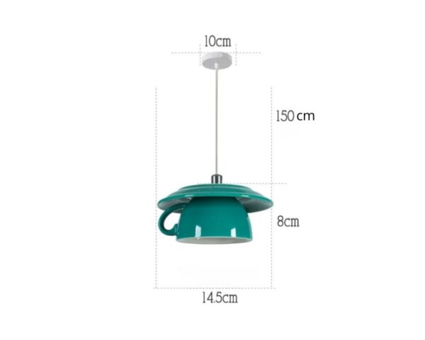 Suspension céramique forme tasse