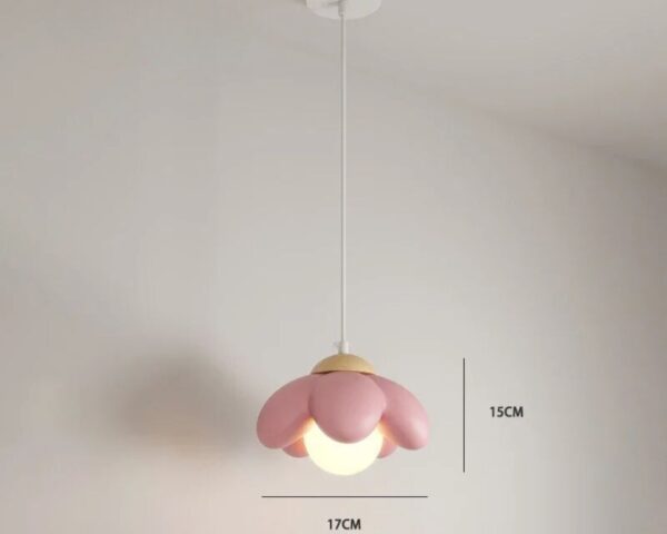 Suspension chambre enfant fleur lumineuse