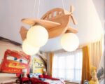 Suspension chambre garçon polyvalente en forme d'avion