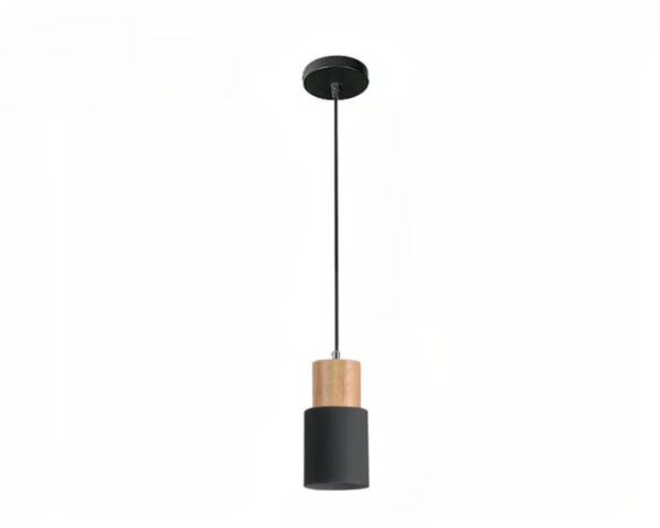 Suspension cuisine moderne et épurée sur fond blanc