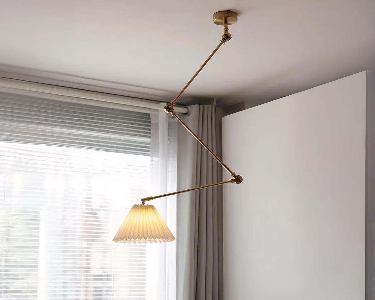 Suspension déportée minimaliste pliable et flexible