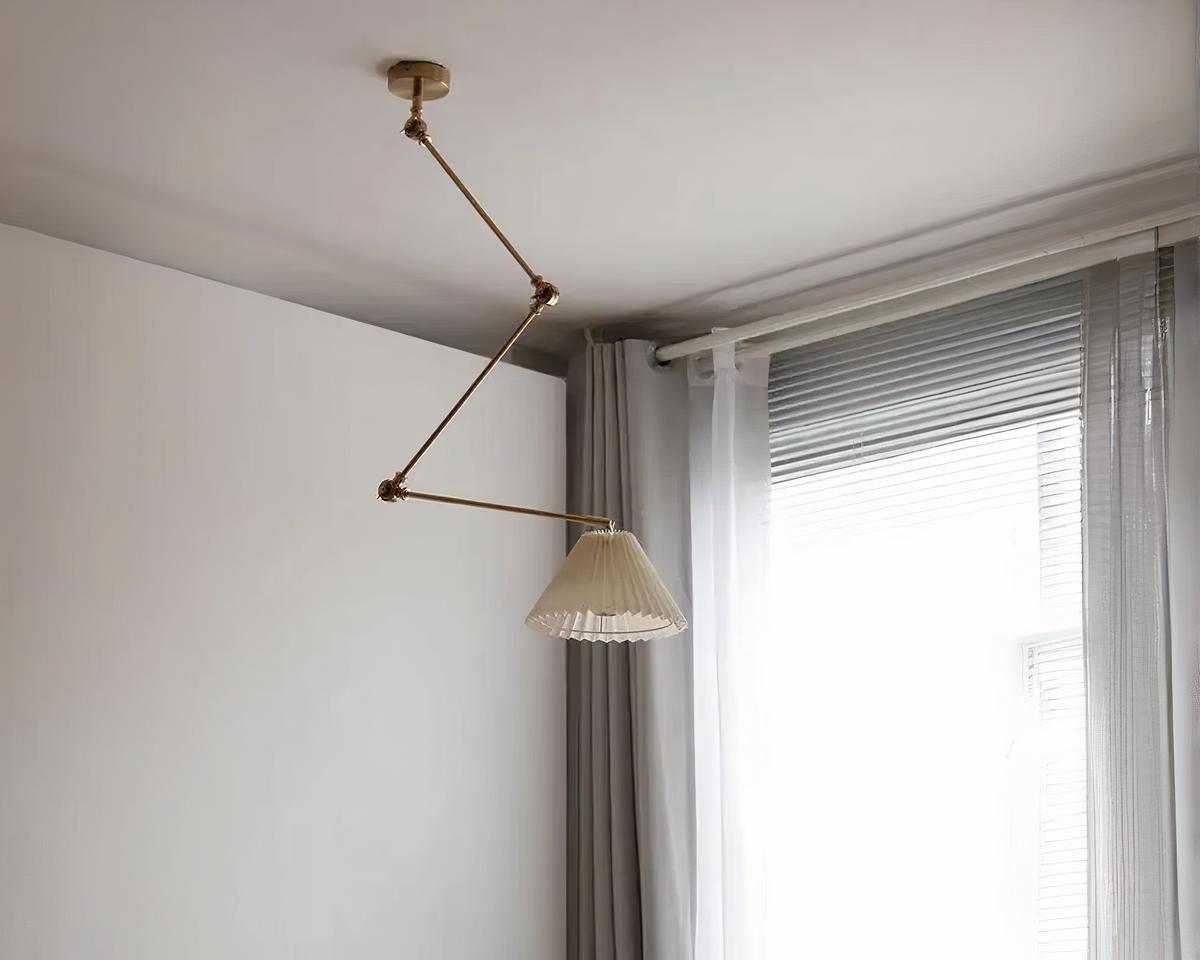 Suspension déportée minimaliste pliable et flexible