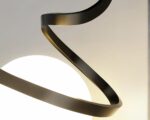 Suspension LED noire moderne et design