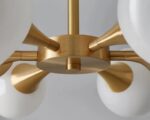 Suspension multiple chic et élégante en cuivre