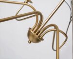 Suspension multiple vintage et luxueuse en acier