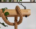 Suspension plante créative et élégante au style industriel