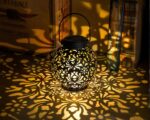 Suspension solaire LED décorative et polyvalente en fer forgé
