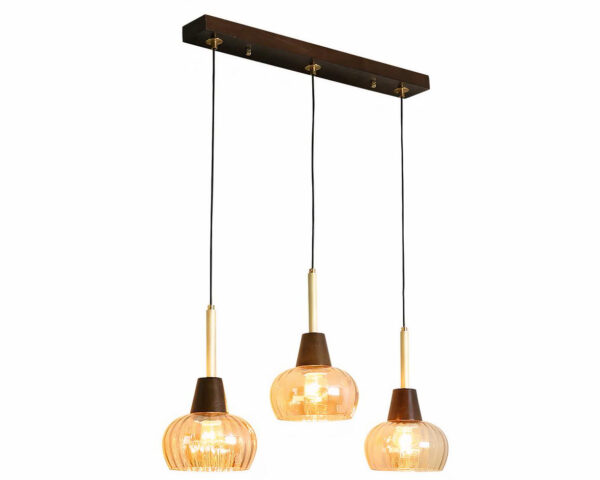 Suspension trois lampes élégante et durable