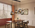 Suspension trois lampes élégante au style luxueux
