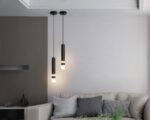 Suspension tube LED tendance et décorative en aluminium