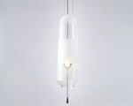 Suspension nordique blanche et décorative