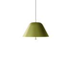 Suspension rétro LED discrète et efficace sur fond blanc