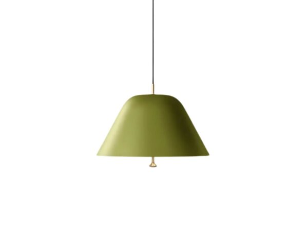 Suspension rétro LED discrète et efficace sur fond blanc