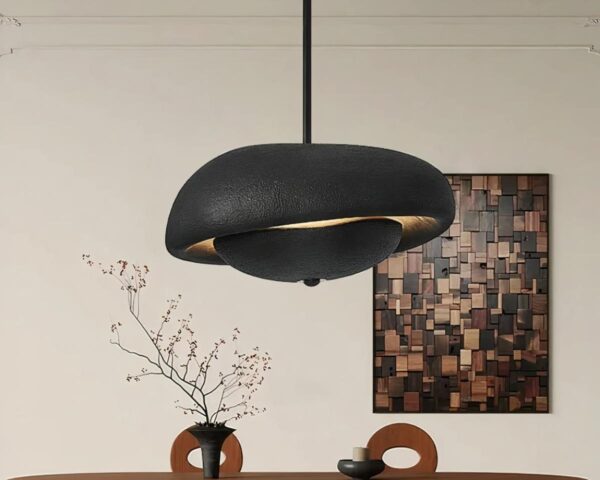 Suspension LED en forme de galet