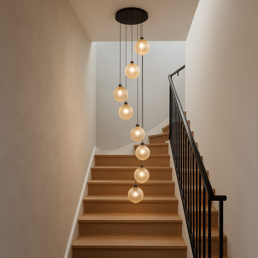 suspensions escalier