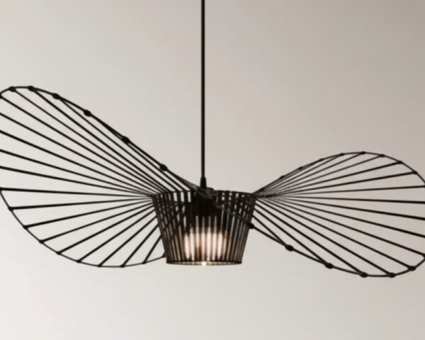 Suspension ellipse aérienne filaire design