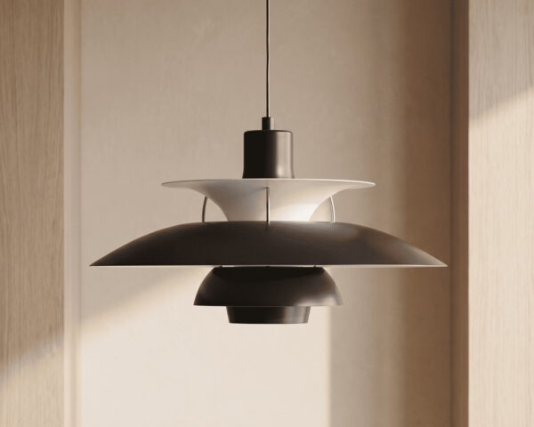 Suspension scandinave vintage inspirée du design danois