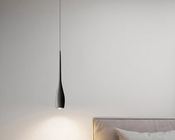 Suspension goutte d'eau LED décorative et raffinée